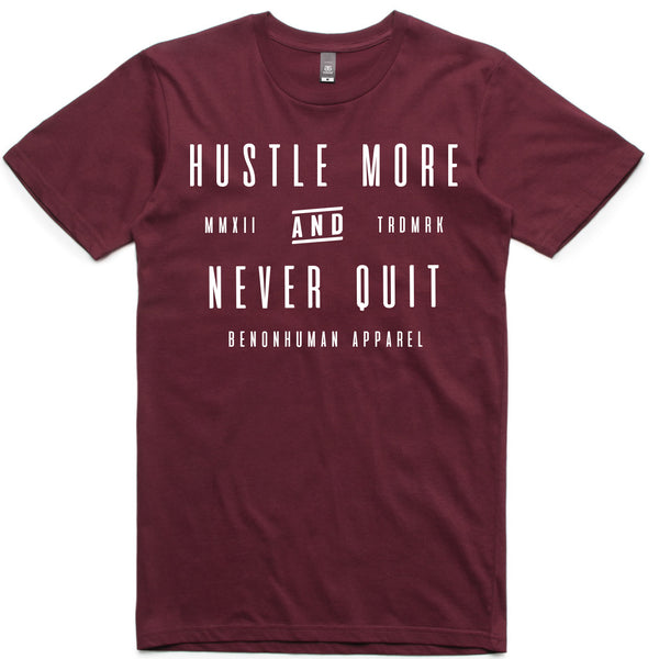 LW (Unisex) - Hustle More and Never Quit