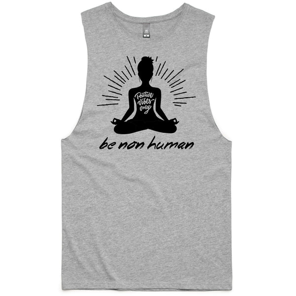 LW (Women's) - Positive Vibes Only Muscle Tee