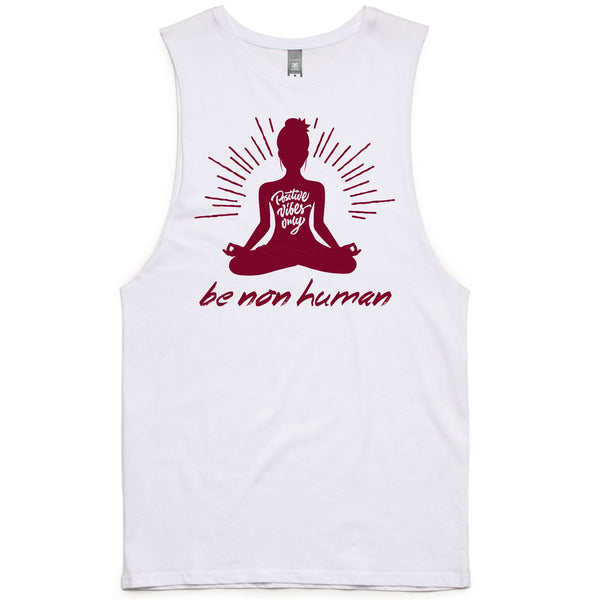 LW (Women's) - Positive Vibes Only Muscle Tee